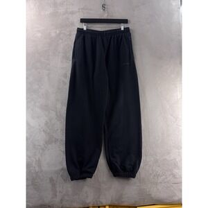 Off-White Sweatpants Mens Size Medium Black Diag Stripes Track Pants Joggers